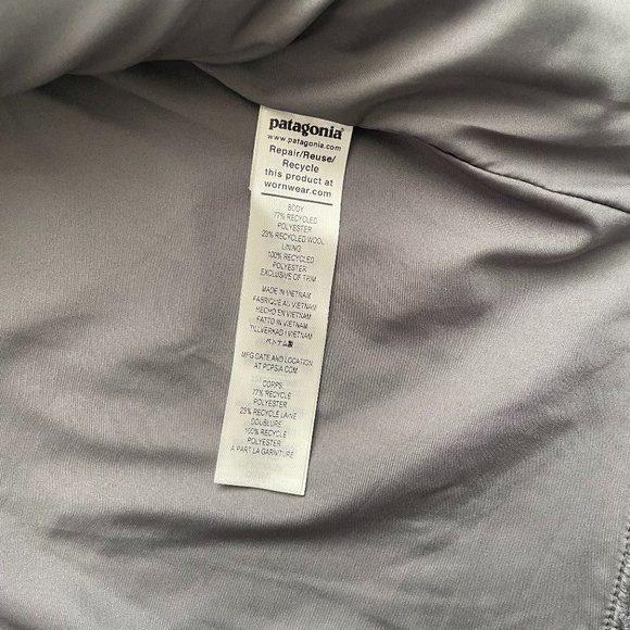 Patagonia Women's Woolyester Pile Bomber Jacket Size XS - Picture 7 of 8